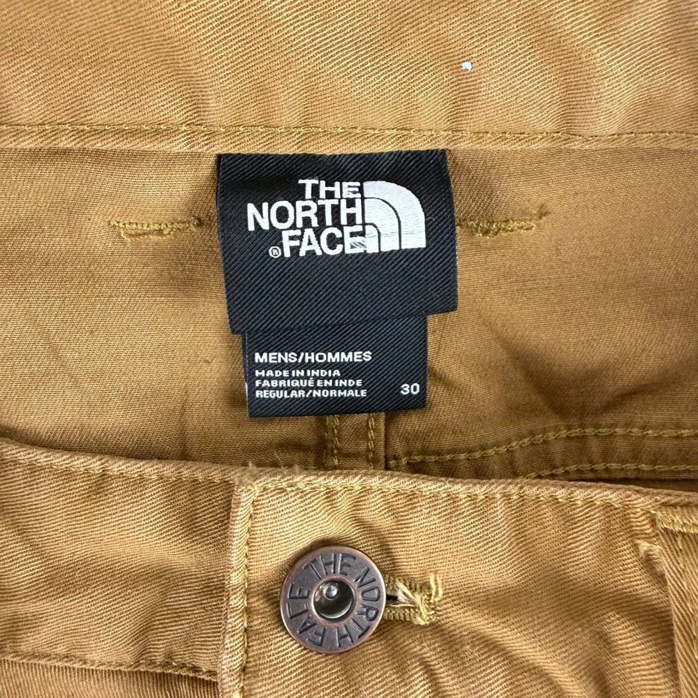 The North Face Motion Pants Men's 30 Brown Stretch Chino Hiking Outdoor Trousers